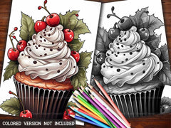 Christmas Sweets Coloring Books - CraftNest