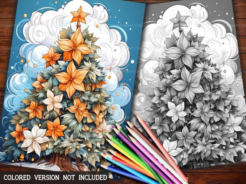 Christmas Tree Coloring Books - CraftNest