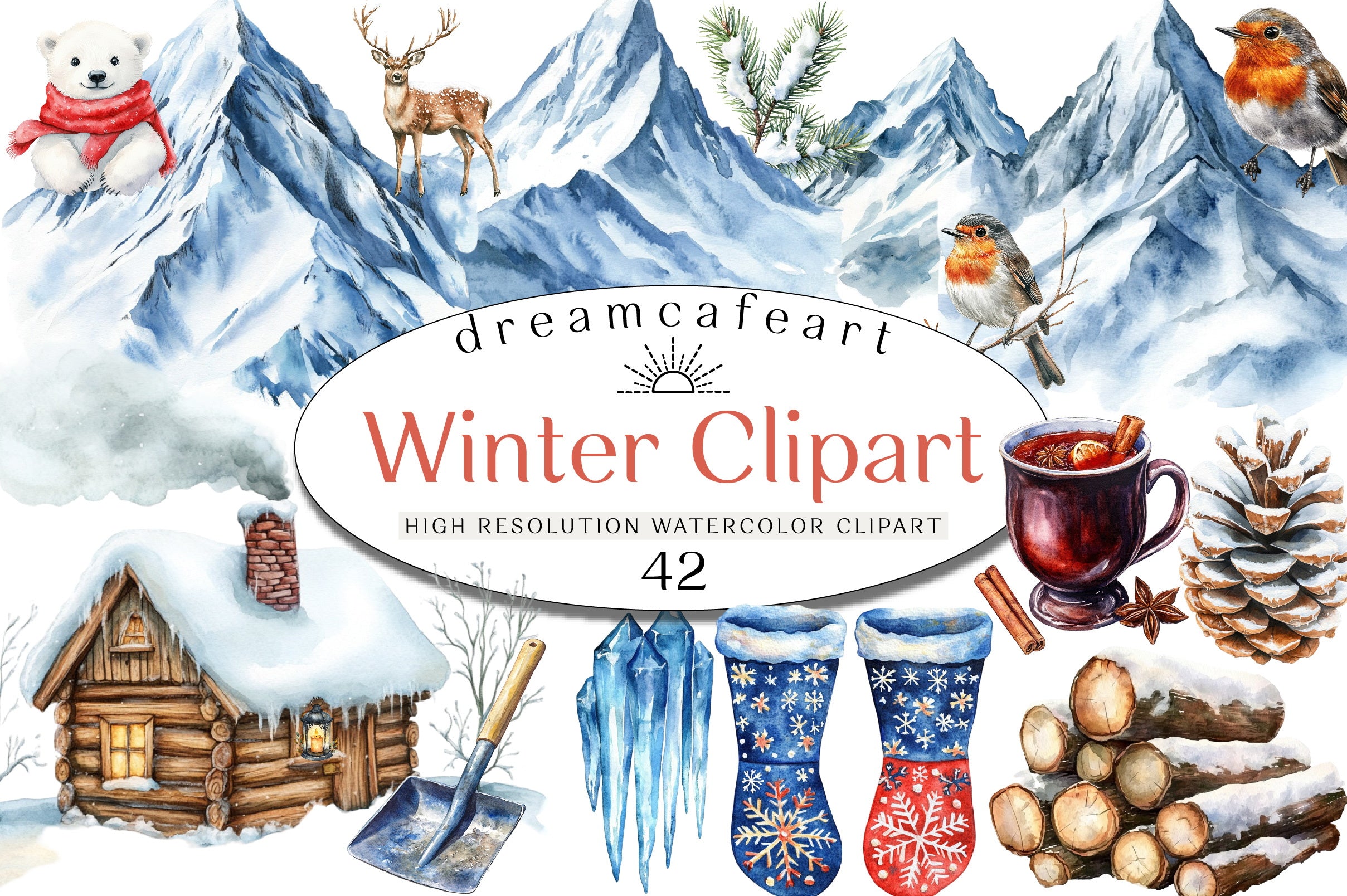 Winter Clipart Bundle
