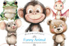 Funny Animal Clipart Bundle