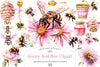 Honey Bee Clipart Bundle
