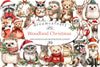 Woodland Christmas Clipart Bundle