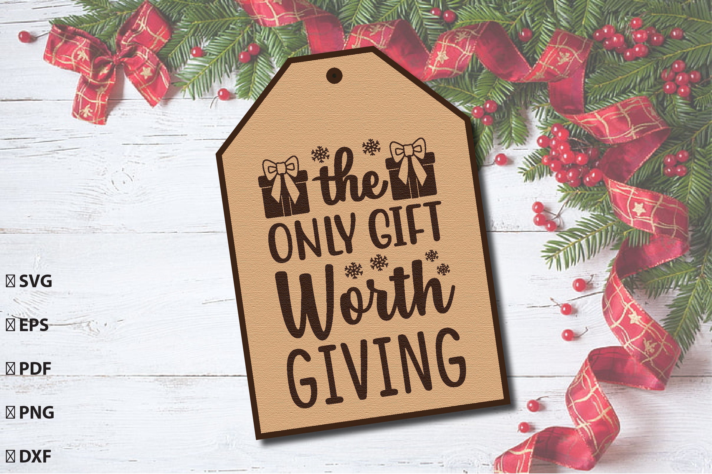 Christmas Gift Tag Laser Cut Bundle - CraftNest - Digital Crafting and Art