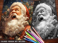 Santa Claus Coloring Books - CraftNest