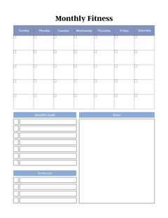 Fitness Planner KDP Planner - CraftNest - Digital Crafting and Art