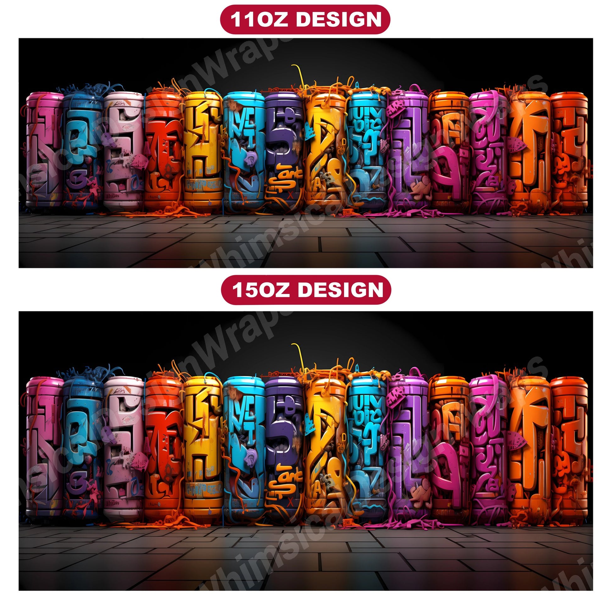 Graffiti Spring 1 Mug Wrap - CraftNest