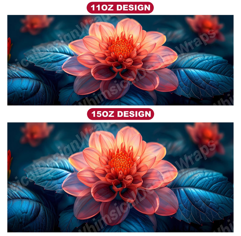 Flower Dahlias 4 Mug Wrap - CraftNest