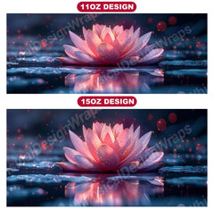 Flower Lotus 7 Mug Wrap - CraftNest