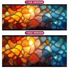 Stained Glass 3 Mug Wrap - CraftNest