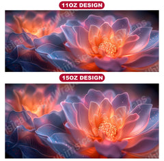 Flower Lotus 5 Mug Wrap - CraftNest