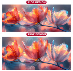 Flower Tulips 4 Mug Wrap - CraftNest