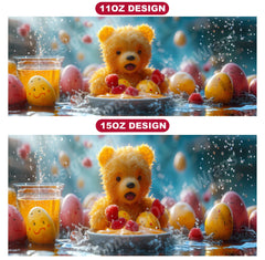 Teddy Bear Easter 2 Mug Wrap - CraftNest