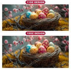 Retro Easter 1 Mug Wrap - CraftNest