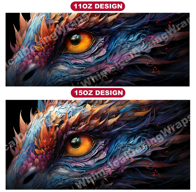 Ulta-Realistic Dragon Mug Wrap - CraftNest