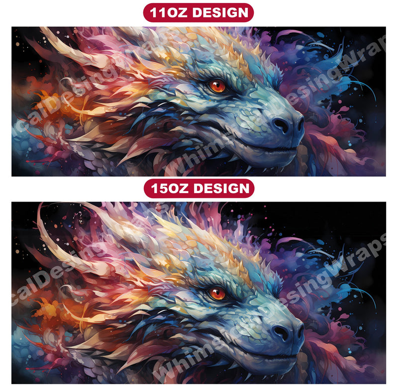 Rainbow Dragon Mug Wrap - CraftNest