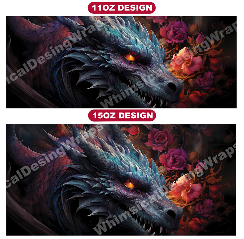 Gothic Dragons Mug Wrap - CraftNest