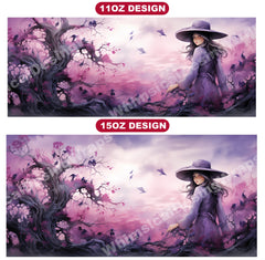 Purple Witches Mug Wrap - CraftNest