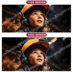 Kids Firefighter Mug Wrap - CraftNest