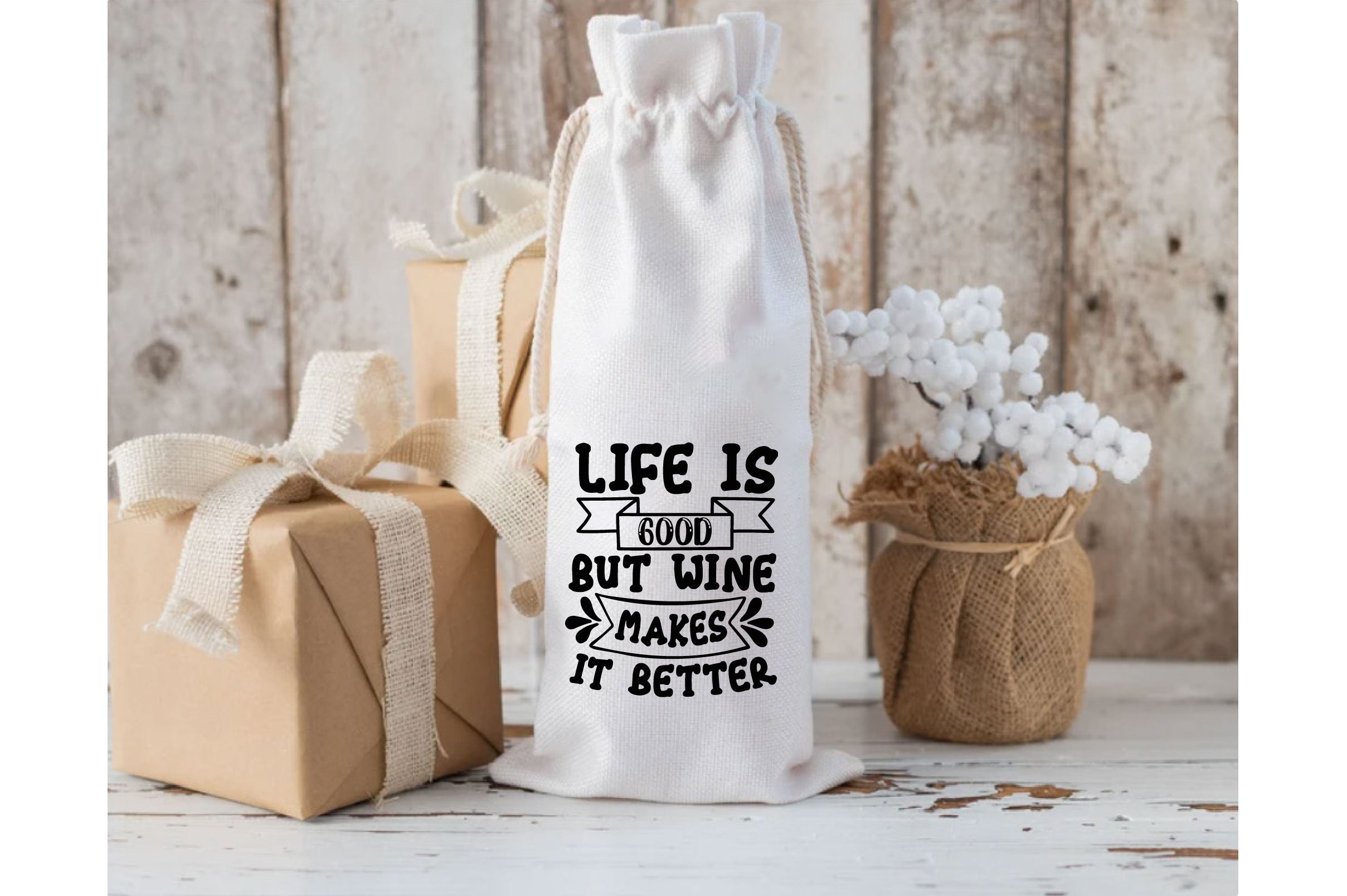 Wine Bag SVG Bundle 2 - CraftNest - Digital Crafting and Art