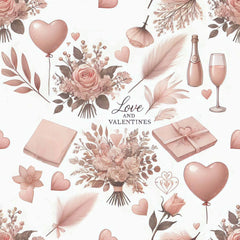 Valentine Seamless Digital Paper 2 - CraftNest - Digital Crafting and Art