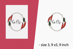 Flowers Card Flowers Illustrations With Recycled Envelope Bundle - CraftNest - Digital Crafting and Art