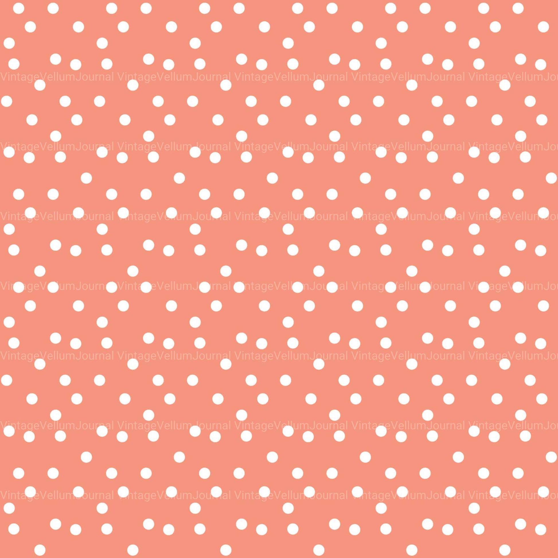 Peach Seamless Digital Paper - CraftNest - Digital Crafting and Art