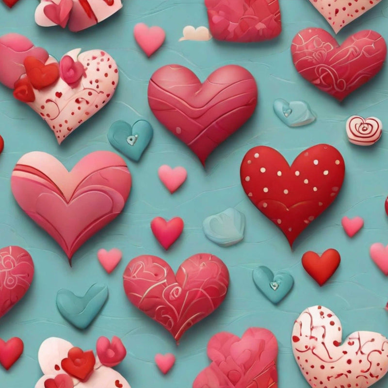 Valentine's Day Seamless Digital Paper 2 - CraftNest - Digital Crafting and Art