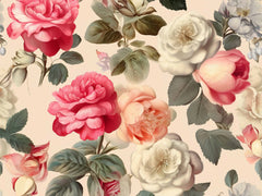 Vintage Valentines Seamless Digital Paper - CraftNest - Digital Crafting and Art