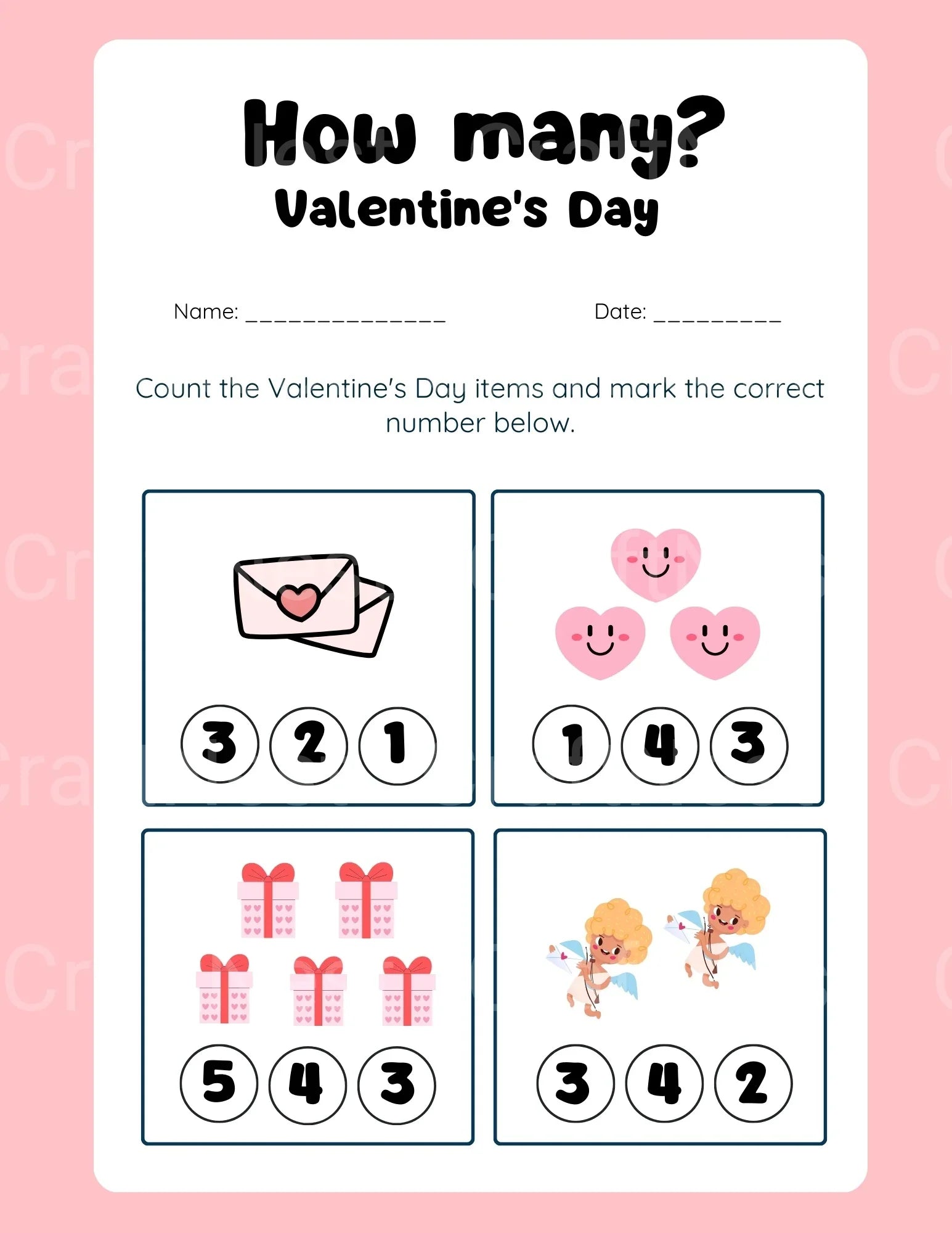 Valentine's Day Activity Book for Kids - CraftNest - Digital Crafting and Art