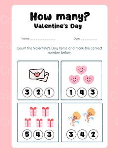 Valentine's Day Activity Book for Kids - CraftNest - Digital Crafting and Art