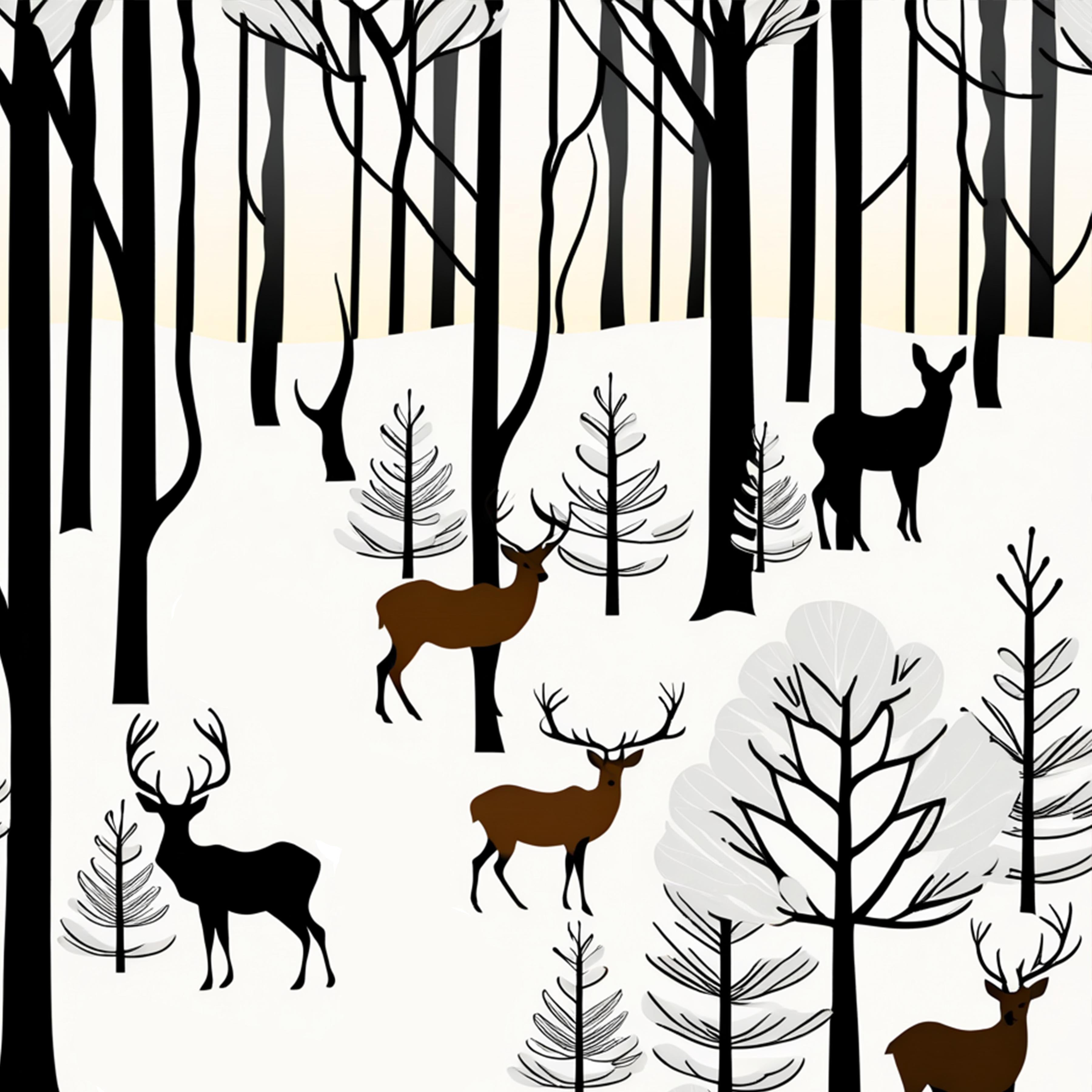 Winter Seamless Digital Paper 1 - CraftNest - Digital Crafting and Art