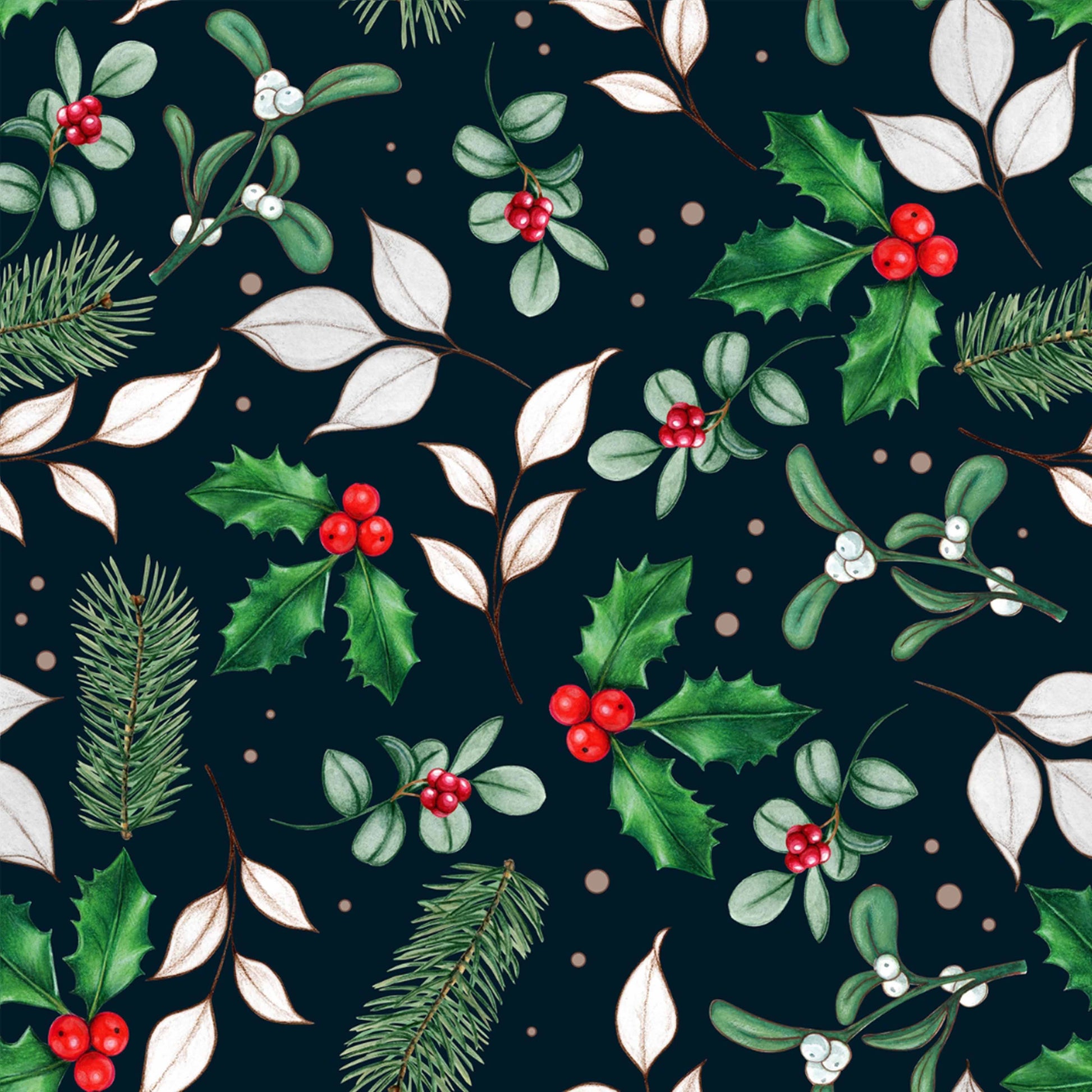 Christmas Seamless Pattern - CraftNest - Digital Crafting and Art