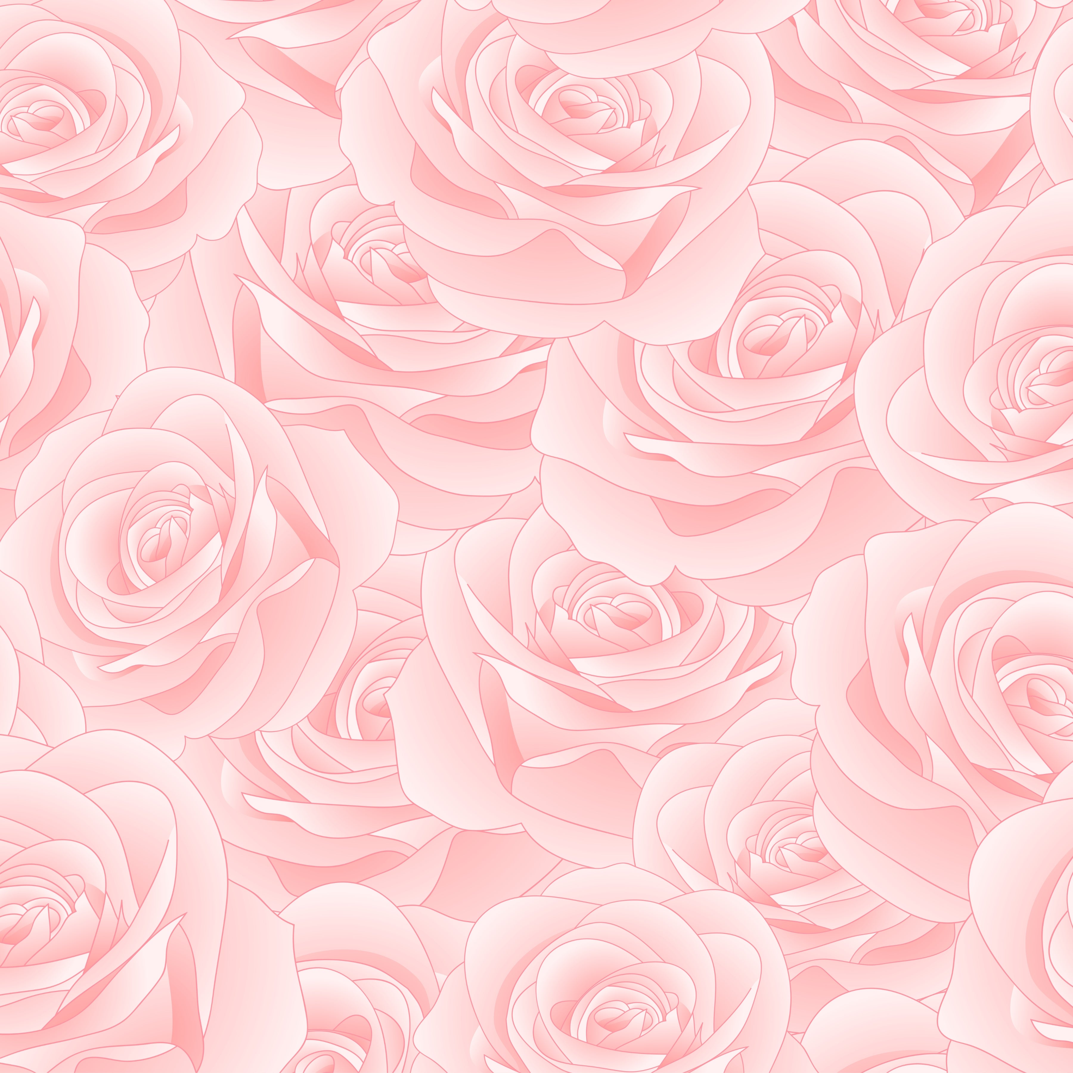 Cottage Chic Flower Seamless Digital Paper - CraftNest - Digital Crafting and Art