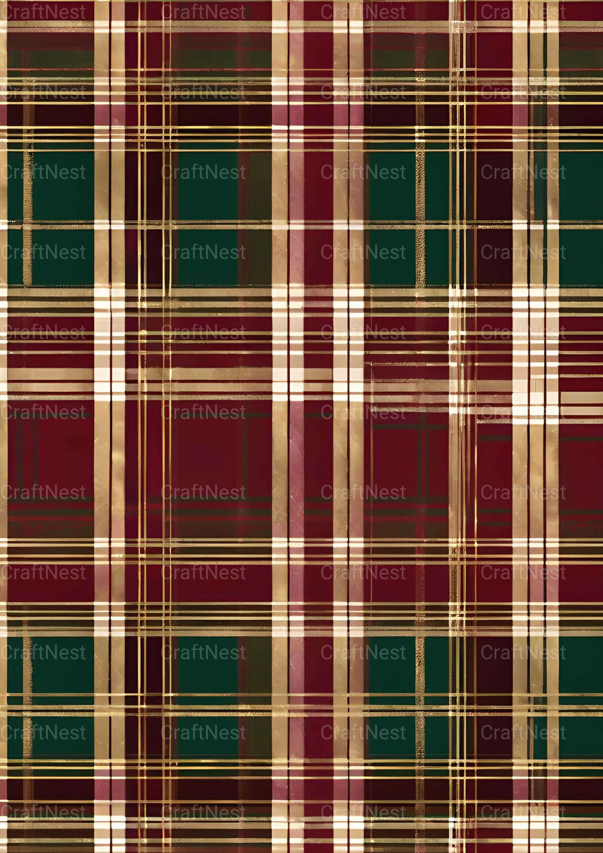 Christmas Plaids Textures - CraftNest - Digital Crafting and Art