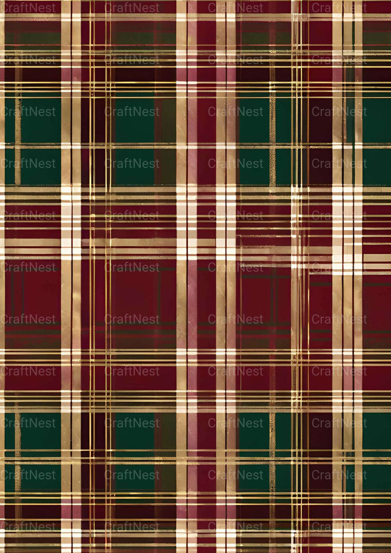 Christmas Plaids Textures - CraftNest - Digital Crafting and Art