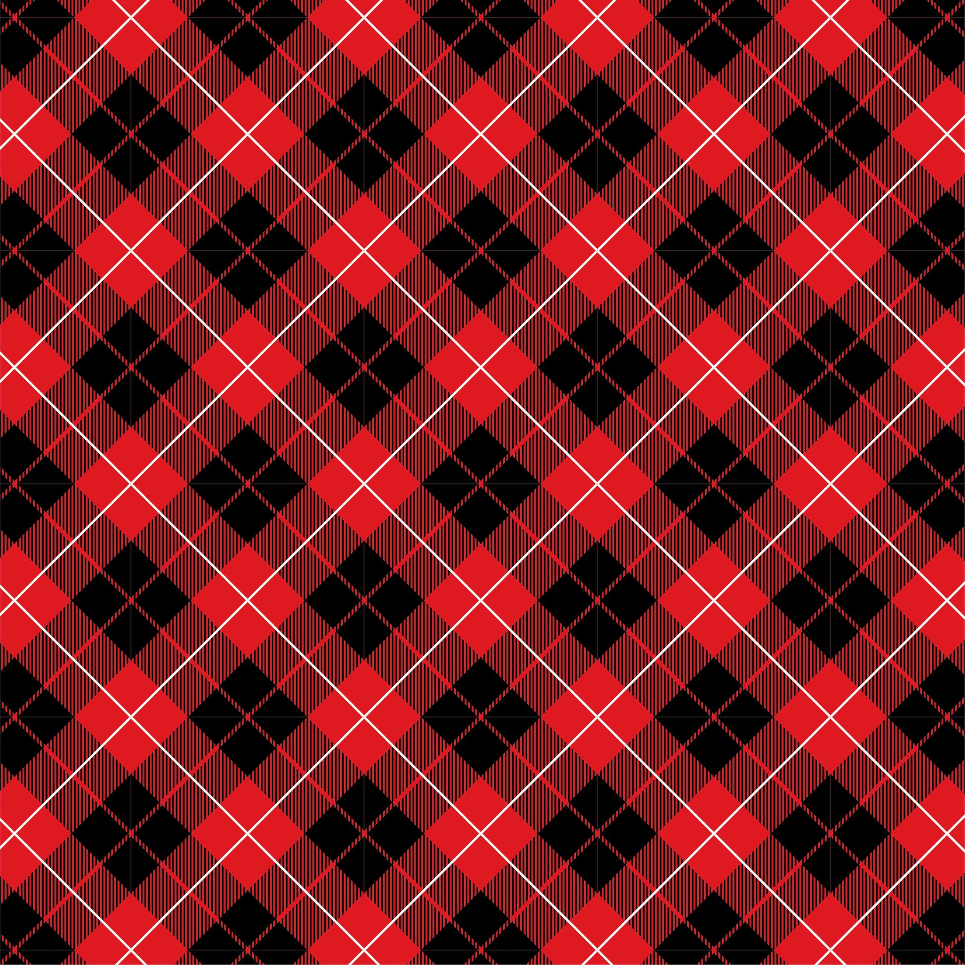 Christmas Cottage Seamless Digital Paper - CraftNest - Digital Crafting and Art