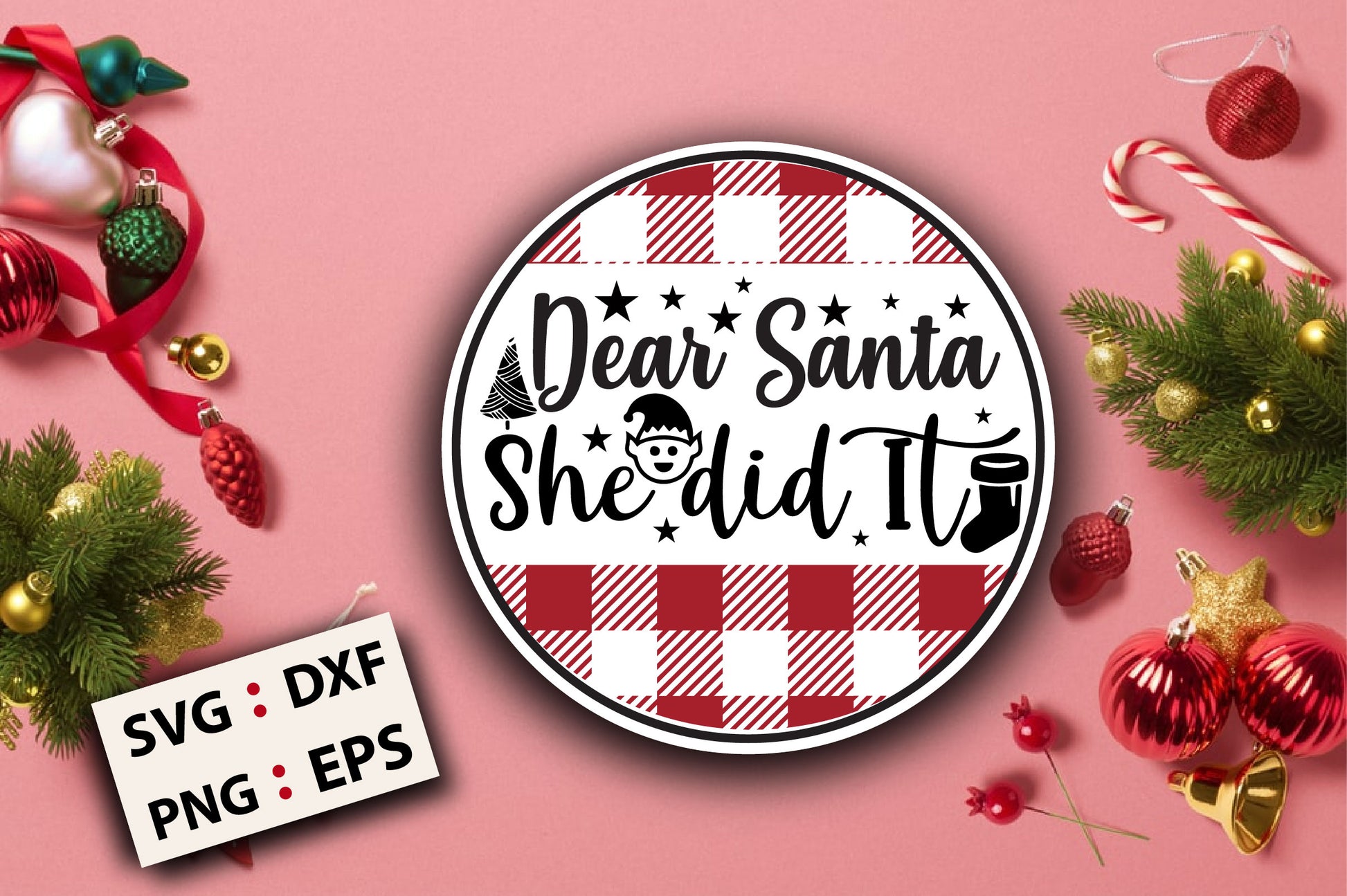 Christmas Round SVG Bundle - CraftNest - Digital Crafting and Art