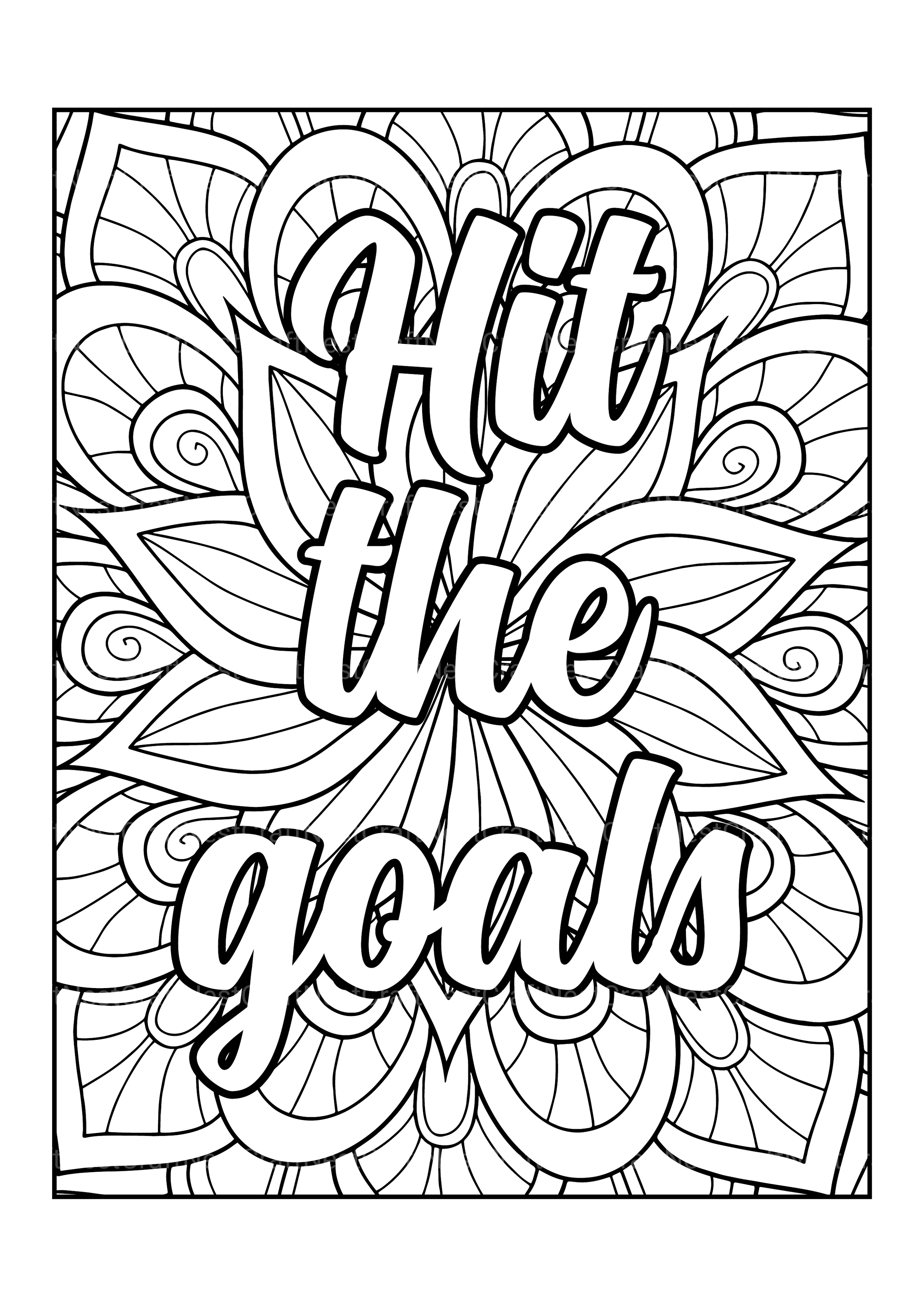 Motivational Quotes Coloring Book 3