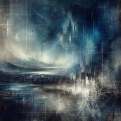 Grunge Dark Blue Texture Paper - CraftNest - Digital Crafting and Art