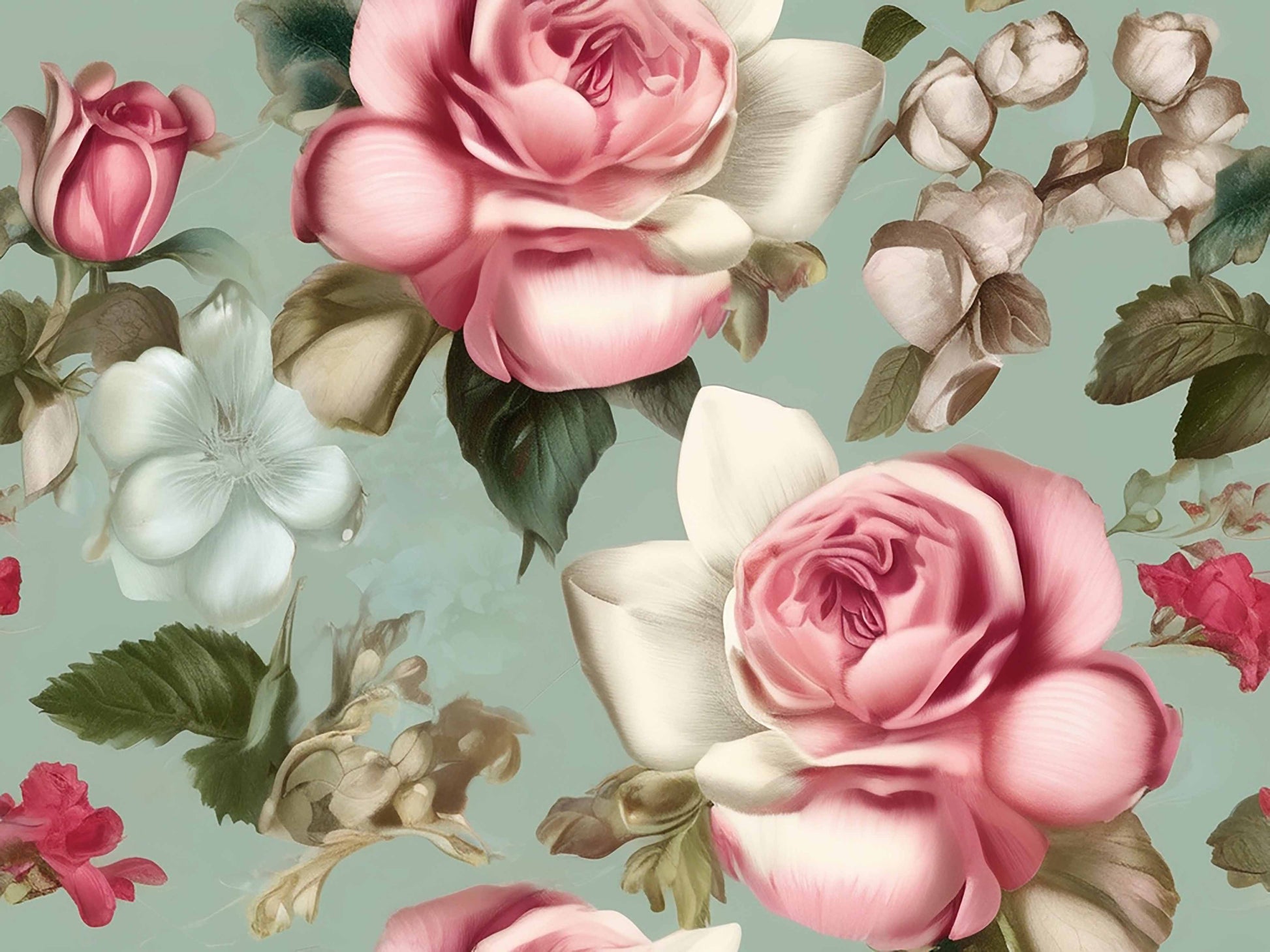 Vintage Valentines Seamless Digital Paper - CraftNest - Digital Crafting and Art