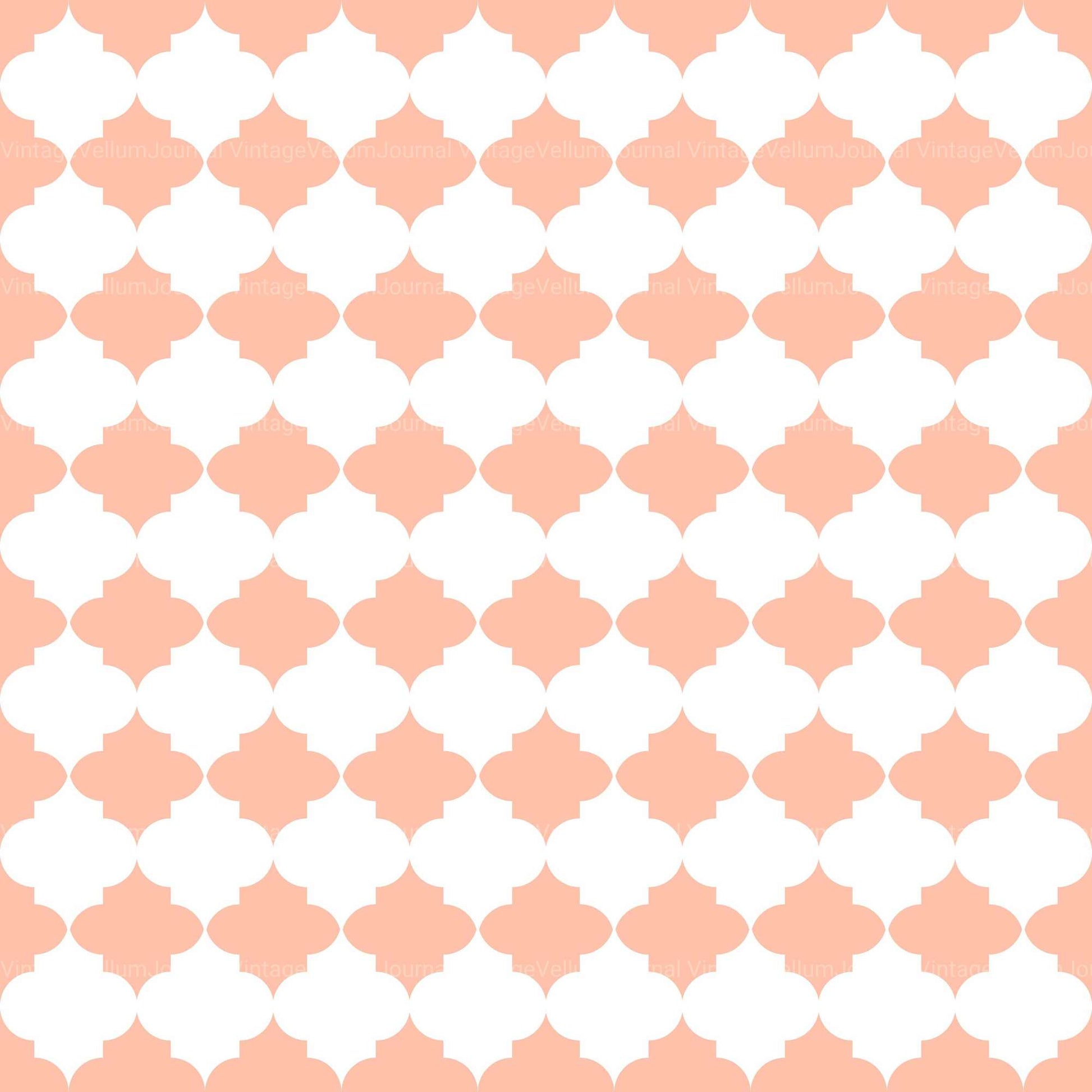 Peach Seamless Digital Paper - CraftNest - Digital Crafting and Art