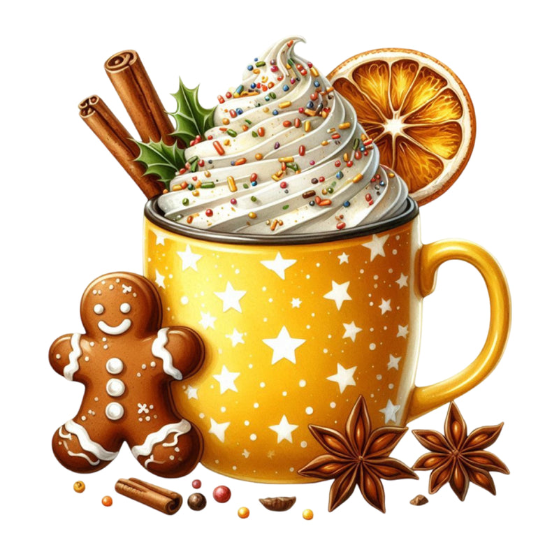 Christmas Coffee Gingerbread Clipart Bundle - CraftNest - Digital Crafting and Art