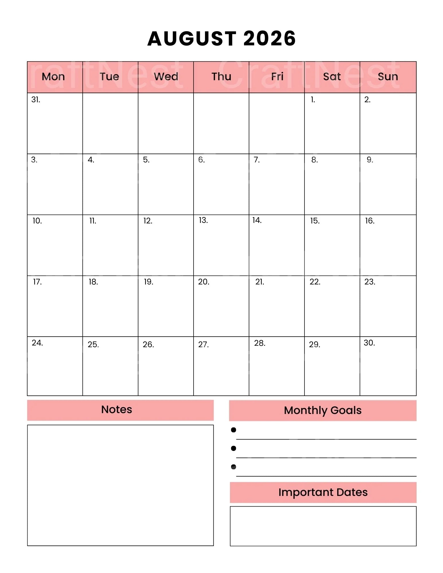 Budget Management Organizer - CraftNest - Digital Crafting and Art