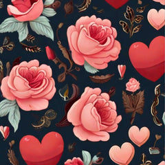 Valentine's Day Seamless Digital Paper 2 - CraftNest - Digital Crafting and Art