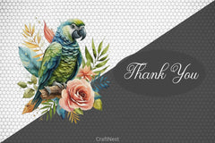 Macaw Parrot Clipart Bundle - CraftNest - Digital Crafting and Art