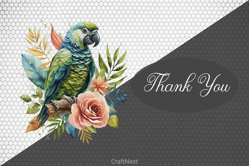 Macaw Parrot Clipart Bundle - CraftNest - Digital Crafting and Art