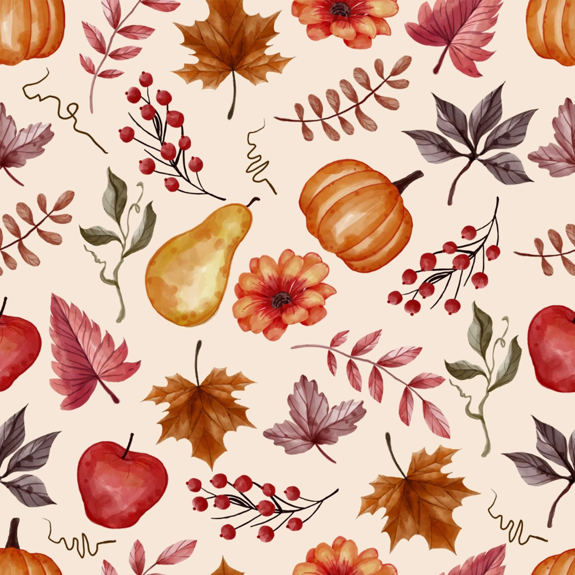 Thanksgiving Seamless Digital Paper 1 - CraftNest - Digital Crafting and Art