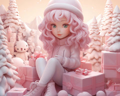 Pink Backdrop Texture Paper - CraftNest - Digital Crafting and Art