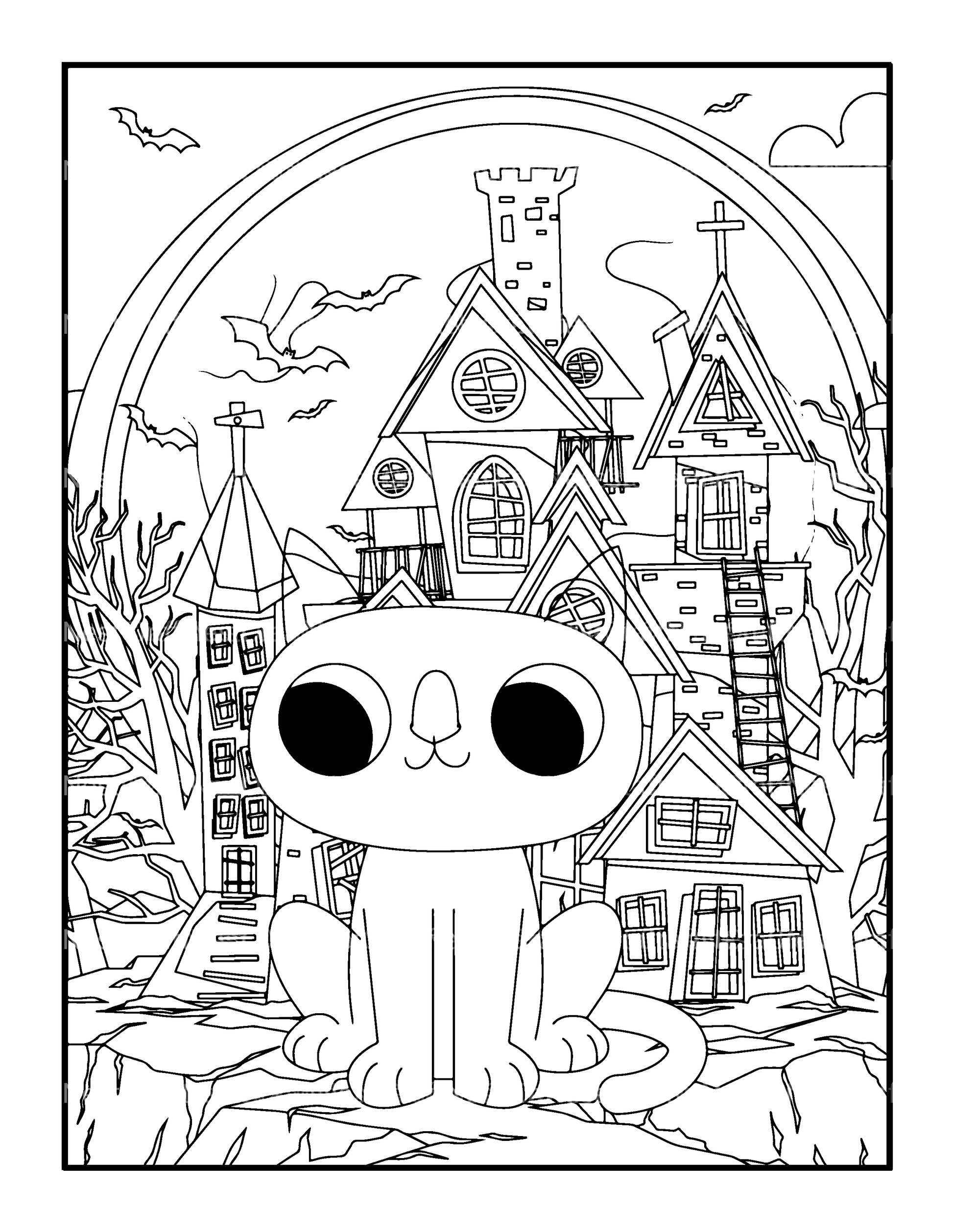 Kids Halloween Ghost Coloring Book 2 - CraftNest - Digital Crafting and Art