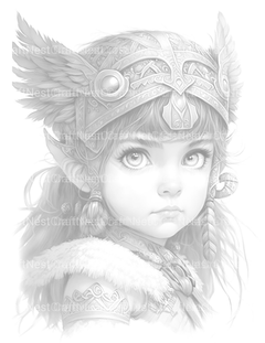 Bavarian Girl Coloring Book 2 - CraftNest - Digital Crafting and Art